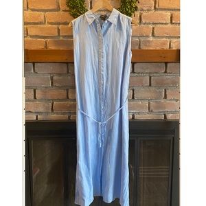 NWT Theory Linen Shirtdress